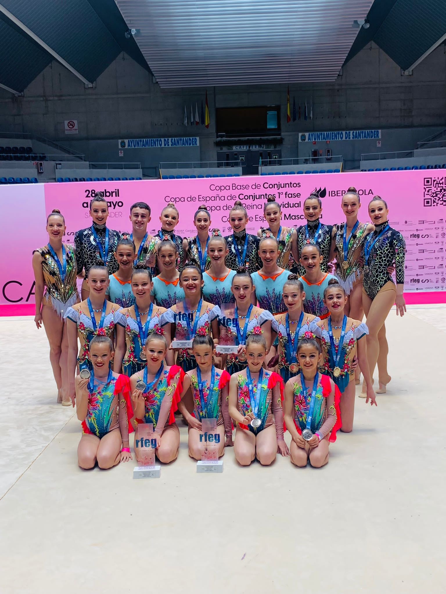Gran fin de semana para la Gimnasia Rítmica navarra en Santander